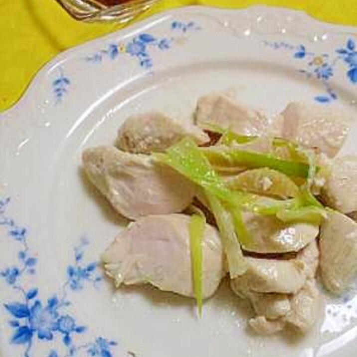 ササミで蒸し鶏!春先ダイエット